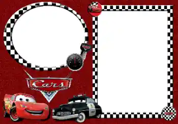 Надпись на рамке: Cars