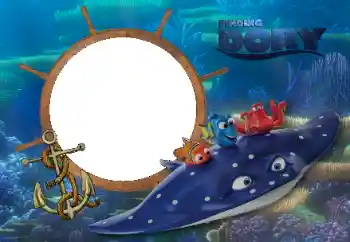 Надпись на рамке: Finding Dory Надпись на рамке: Finding Dory