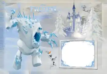 Надпись на рамке: Frozen