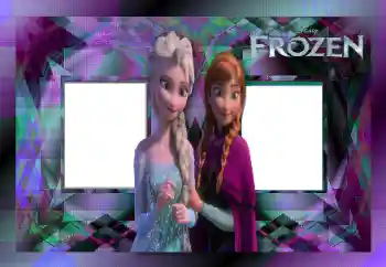Надпись на рамке: Frozen
