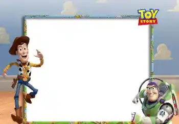 Надпись на рамке: Toy Story