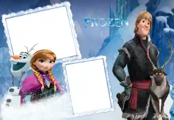 Надпись на рамке: Frozen