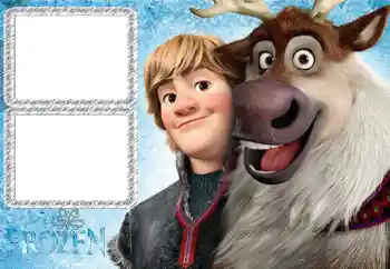 Надпись на рамке: Frozen