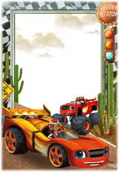 Надпись на рамке: Desert pitstop