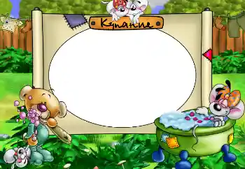 Надпись на рамке: Купание Надпись на рамке: Купание