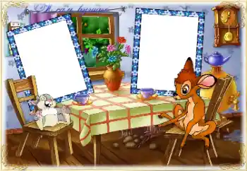 Надпись на рамке: Я кушаю