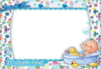 Надпись на рамке: Купание