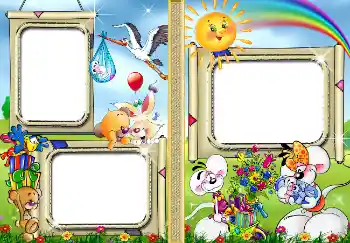 Надпись на рамке: Наш малыш