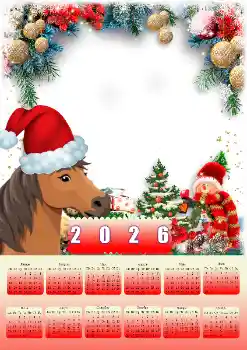 Фотоэффект с категории Календари № 206218. Надпись на рамке: 2026