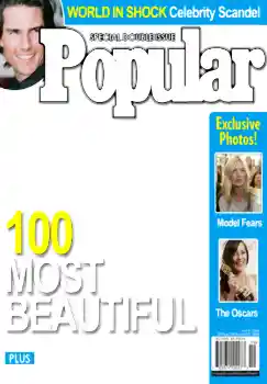 Фотоэффект с категории Журналы № 4694. Надпись на рамке: Popular