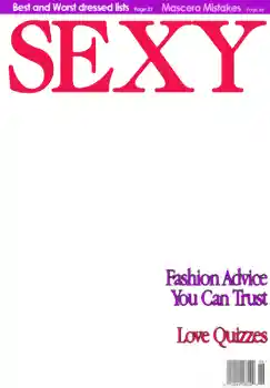 Фотоэффект с категории Журналы № 4695. Надпись на рамке: Sexy