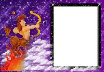 Надпись на рамке: Стрелец