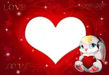 Надпись на рамке: Любовь