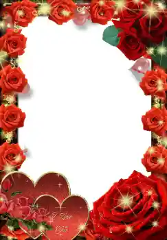 Надпись на рамке: I love you Надпись на рамке: I love you