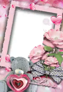 Надпись на рамке: Love is...