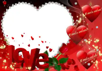 Надпись на рамке: Love. Я тебя люблю! Надпись на рамке: Love. Я тебя люблю!