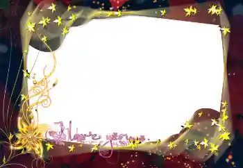 Надпись на рамке: I love you Надпись на рамке: I love you