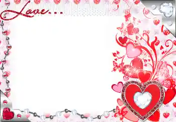 Надпись на рамке: Love Надпись на рамке: Love