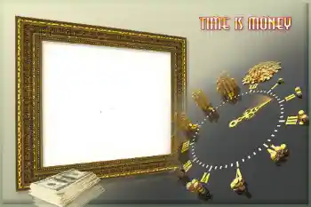 Фотоэффект из категории Мужские фоторамки № 101150. Надпись на рамке: Time is money Фотоэффект из категории Мужские фоторамки № 101150. Надпись на рамке: Time is money